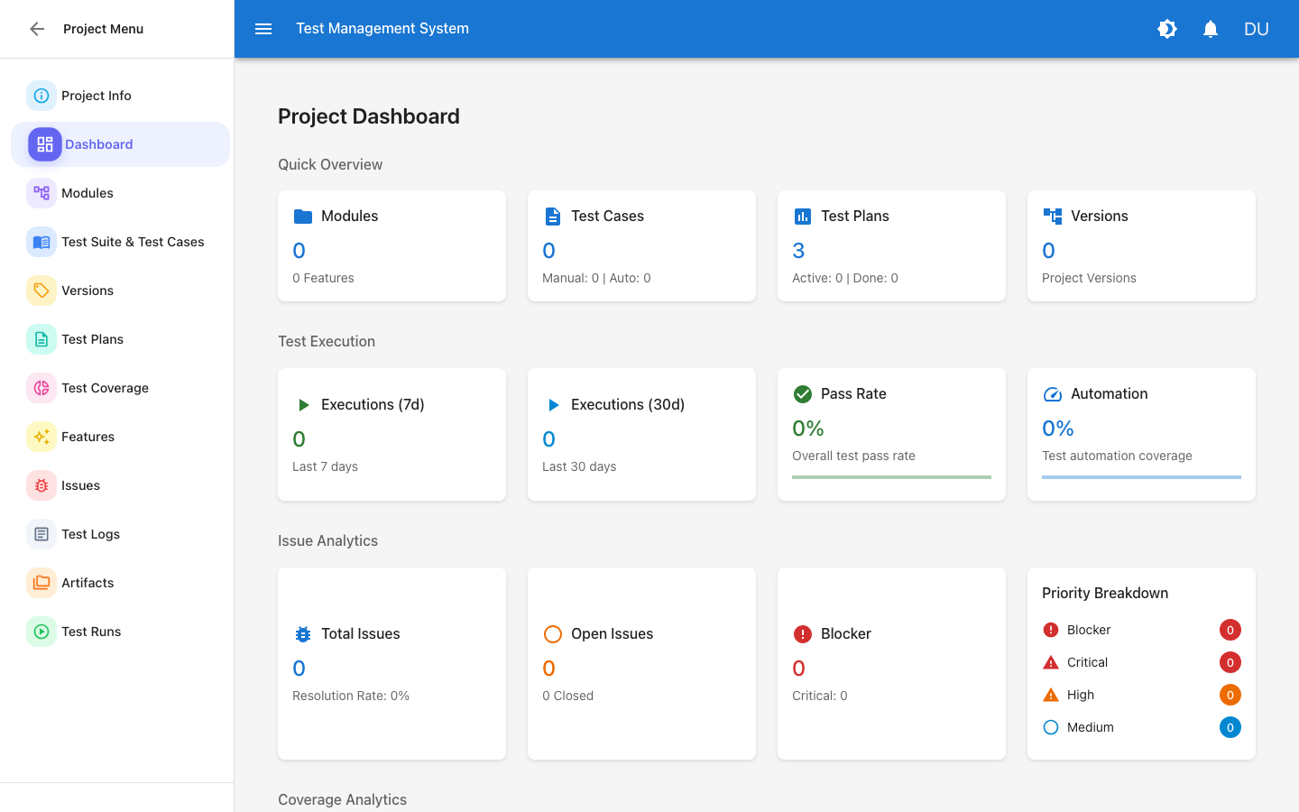 ProvaLab.AI Platform — Test Management, QA Infrastructure, and AI Agents